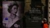 Một áp phích tưởng nhớ nữ hoàng Elizabeth II, tại London, 11 tháng Chín.