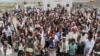 Armed Yemeni tribesmen gather in Taez as they mobilize support and declare to join fighters loyal Yemen's Saudi-backed President Abedrabbo Mansour Hadi, May 9, 2015. 