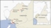 A map of Cameroon showing Bamenda.