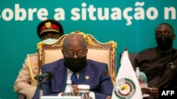 Perezida wa Ghana Nana Akufo-Addo arongoye CEDEAO, mu nama kuri Mali, i Accra, Kw'itariki ya 30/05/2021