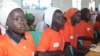 Victims of Boko Haram Receive training and Sewing Machines from the International NGO Plan International. Minawao. (Photo: Moki Edwin Kindzeka)