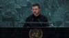 Zelenskyy tells UN other nations won't impose their will on Ukraine