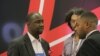 Conway Gittens, a reporter with Reuters Television, speaks to attendees at the National Association of Black Journalists and the National Association of Hispanic Journalists this week in Washington, Aug. 3, 2016. 