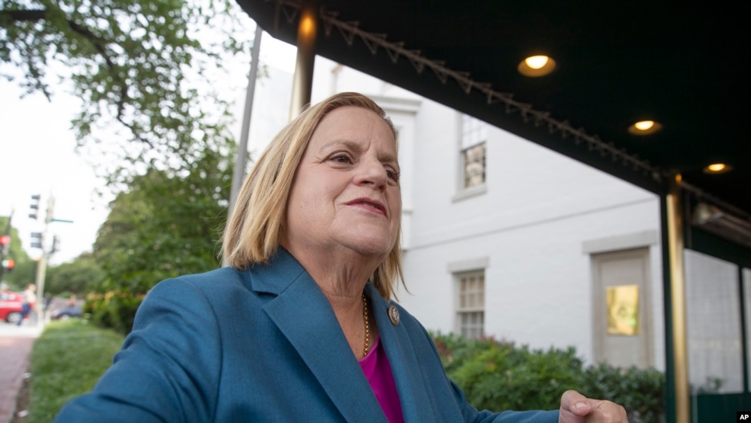 Rep. Ileana Ros-Lehtinen, R-Fla., arrives for a closed-door GOP meeting on immigration, on Capitol Hill in Washington, June 13, 2018.