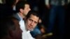 El líder de la oposición venezolana Juan Guaidó asiste a una reunión con líderes locales en Caracas. Marzo 14, 2019. Foto: AFP.